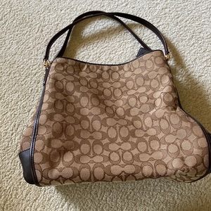 Authentic Brown Coach Bag